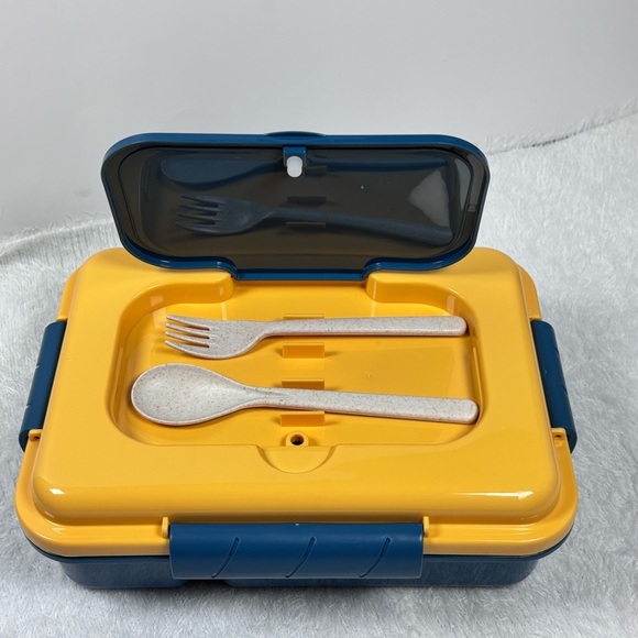 Fareha Yellow and Blue Lunch Box💛💙 - Picture 4 of 11